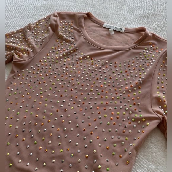 Rhinestones Bodysuit - Picture 2 of 5